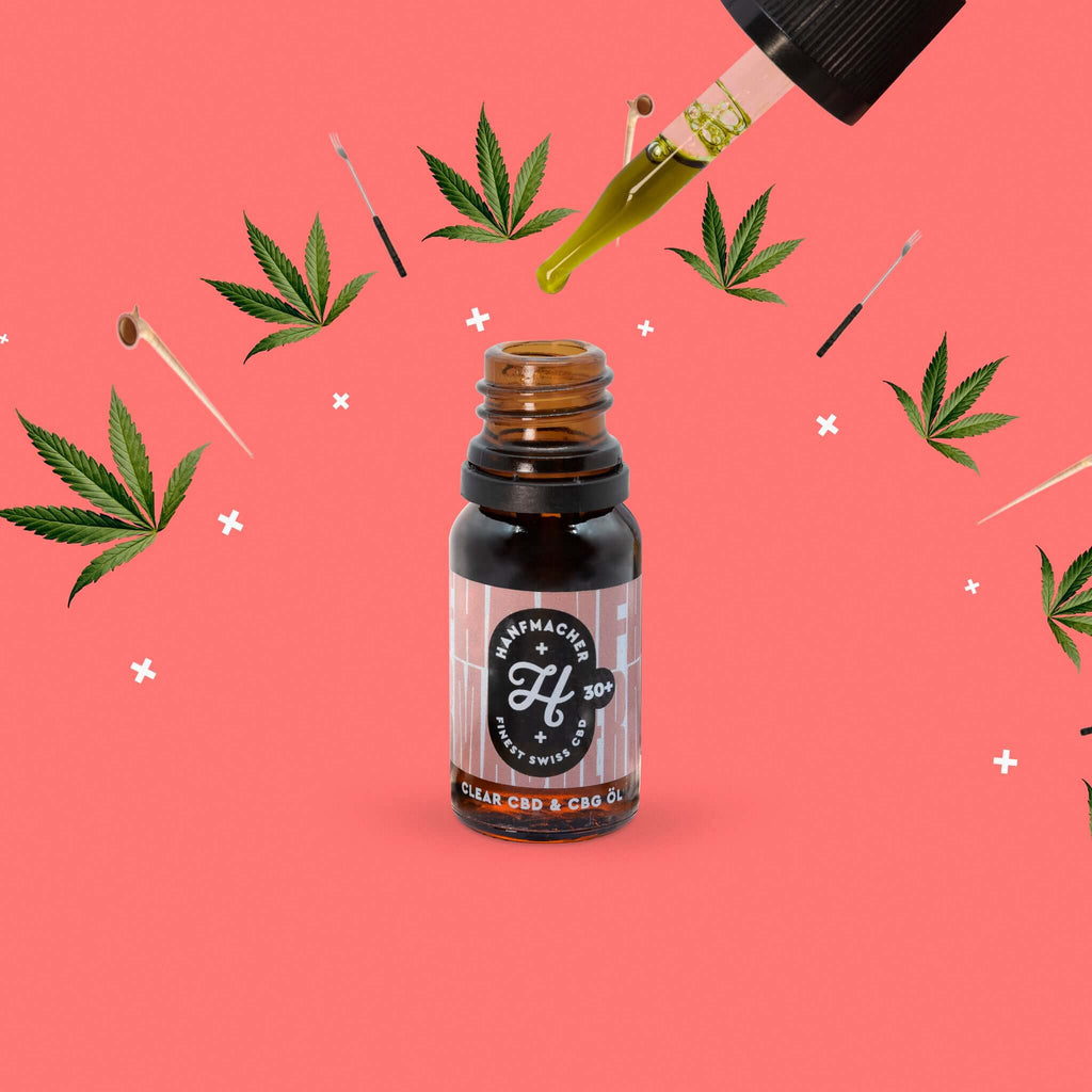 Clear 30+ product| CBD & CBG Öl |CBD & CBG Oil