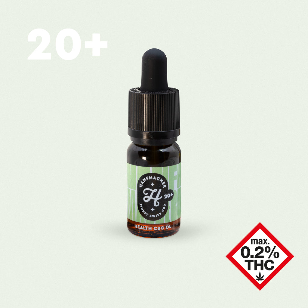 Health 20+ product|CBG Öl |CBG Oil